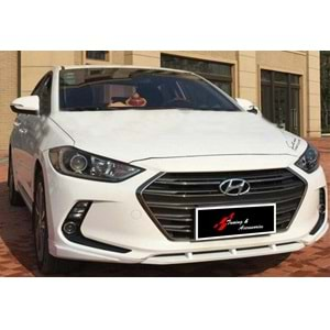 Elantra Front Flap Raw Vacuum Plastic / 2015-2019