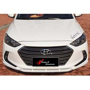 Elantra Front Flap Raw Vacuum Plastic / 2015-2019