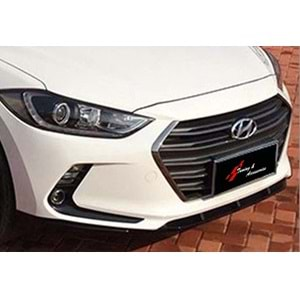 Elantra Front Flap Raw Vacuum Plastic / 2015-2019