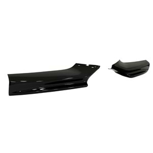 F10 M Performance Front Flaps Piano Black Vacuum Plastic / 2010-2017