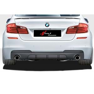 F10 M Performance Diffuser Gray ABS / 2010-2017 (R+L Single Output)