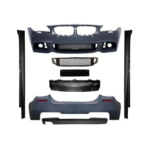 F10 LCI M Technic Bodykit Raw Surface ABS / 2013-2017 (Without Fog Lamps)