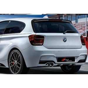 F20 M Performance Style Matte Black Vacuum Plastic / 2011-2014 (Diffuser R+L Single Output)