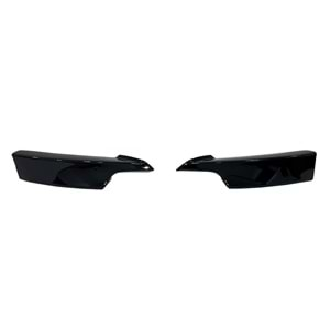 F30 M Performance Front Flaps Piano Black Vacuum Plastic / 2012-2018