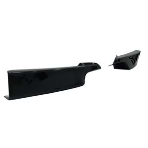 F30 M Performance Front Flaps Piano Black Vacuum Plastic / 2012-2018