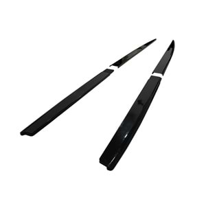 F30 Side Skirts Lower Lip Piano Black ABS / 2012-2018 (4 Pieces)
