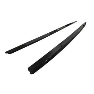 F30 Side Skirts Lower Lip Piano Black ABS / 2012-2018 (4 Pieces)