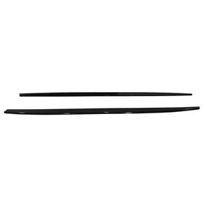F30 Side Skirts Lower Lip Piano Black ABS / 2012-2018 (4 Pieces)