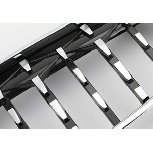 F32 F36 Diamond Front Grille ABS / 2014-2020 (Piano Black)