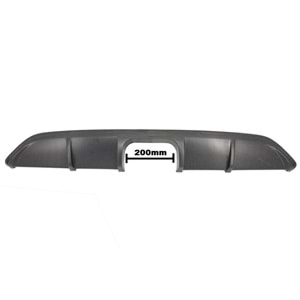 Fortwo FL2 Max Diffuser Primer Painted Fiberglass / 2013-2014 (Middle Double Output)