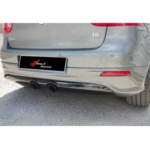 Golf 5 R32 Rear Bumper Lip Raw Surface Vacuum Plastic / 2003-2009