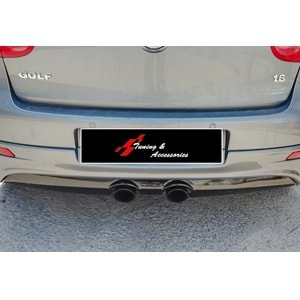 Golf 5 R32 Rear Bumper Lip Raw Surface Vacuum Plastic / 2003-2009