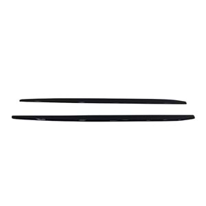 Golf 7 Side Skirt Lower Lip Piano Black Vacuum Plastic / 2012-2020