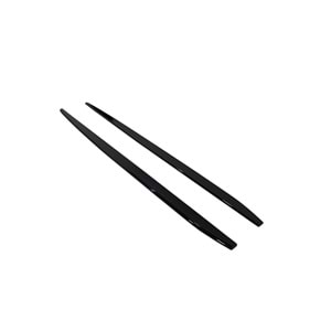 Golf 7 Side Skirt Lower Lip Piano Black Vacuum Plastic / 2012-2020