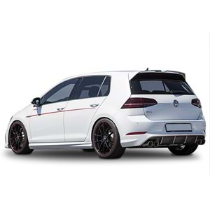 Golf 7 Oettinger Side Skirts Raw Surface Vacuum Plastic / 2012-2020