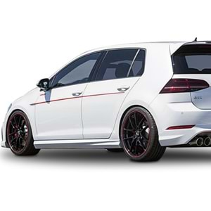 Golf 7 Oettinger Side Skirts Raw Surface Vacuum Plastic / 2012-2020