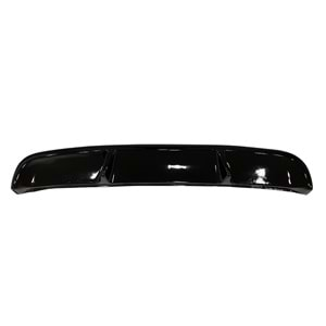 Golf 6 GTI Style Diffuser Without Output Piano Black Vacuum Plastic / 2008-2012