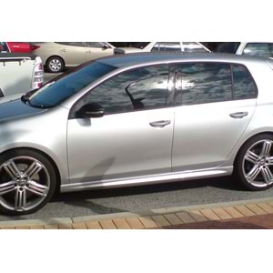 Golf 6 R20 Style Side Skirt Raw ABS / 2008-2012