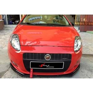 Punto HB Basic Front Lip Piano Black Vacuum Plastic / 2005-2009