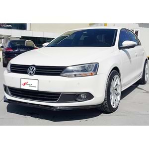 Jetta Mk6 Basic Front Lip Piano Black Vacuum / 2010-2018 (1 Piece)