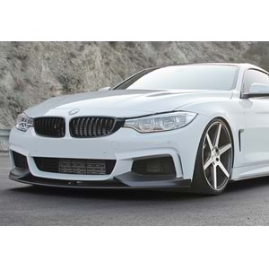 F32 - F36 M Performance Front Lip Piano Black ABS / 2014-2020