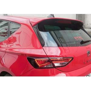 Leon Mk3 Rear Spoiler Side Flaps FR Raw Surface ABS / 2012-2020