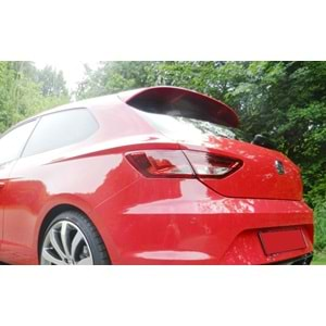 Leon Mk3 2 Doors FR Rear Spoiler Primer Painted Fiberglass / 2012-2020