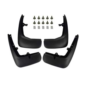 Sport L320 Mud Flaps Set Matte Black ABS / 2006-2012