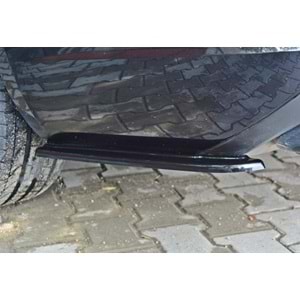 Octavia Mk3 RS Max Rear Flaps Piano Black Vacuum Plastic / 2012-2020