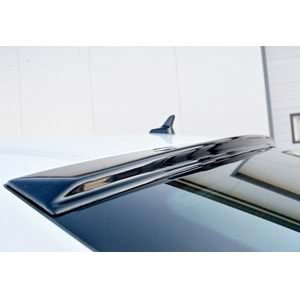 Superb MK3 Max Rear Roof Spoiler Piano Black Vacuum Plastic / 2015 - up