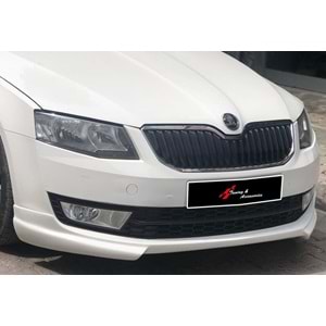 Octavia Mk3 Rieger Model Front Lip Raw Surface Vacuum Plastic / 2012-2017