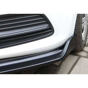 Polo Mk5 Plus V2 Front Lip 3 Pieces Piano Black ABS / 2009-2017