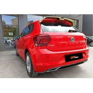 Polo Mk6 Oettinger Roof Spoiler Raw Surface ABS / 2018-2021