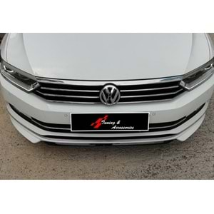 Passat B8 Sport Model Front Lip Raw Surface Vacuum Plastic / 2015-2019