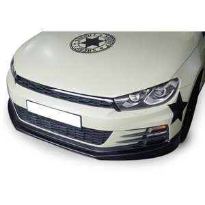 Scirocco Mk3 FL R Line Front Lip Raw Vacuum Plastic/ 2014-2017