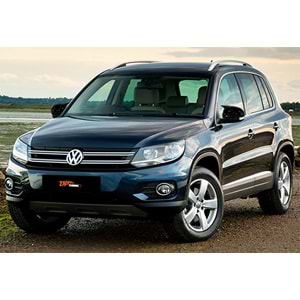 Tiguan Batman Mirror Cover Piano Black / 2008-2015
