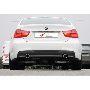 E90 M Technic Diffuser Gray ABS / 2004-2011 (R+L Single Output)