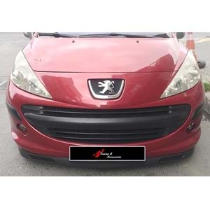 Universal Laguna Front Lip Matte Black ABS / 2 Pieces (V2 New Style)