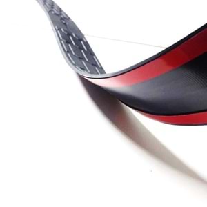 Universal Elite V2 Style Rear Bumper Protector Matte Black ABS / 75 CM