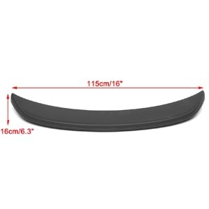 Beetle A5 Under Glass Rear Spoiler Raw ABS / 2011-2019