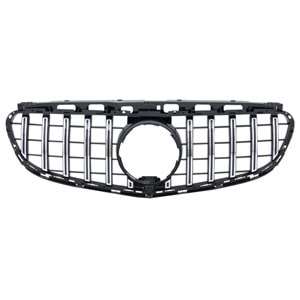 W212 FL GTR Front Grille ABS / 2013-2016 (Chrome Line + Piano Black)