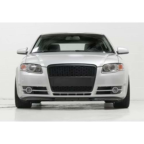 A4 B7 RS4 Front Grille ABS / 2004-2008 (Matte Black)