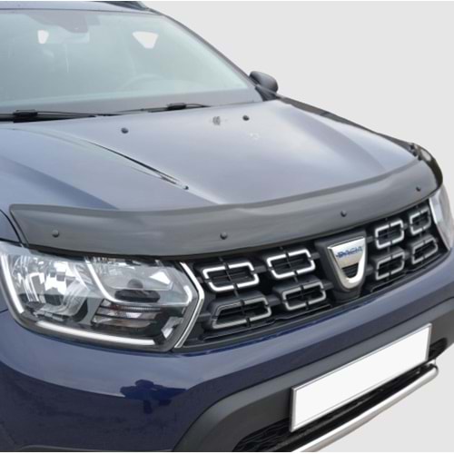 Duster 2 Hood Guard Piano Black ABS / 2018-up