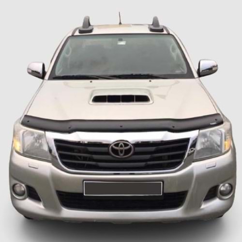Hilux Hood Protector Piano Black ABS / 2012-2015