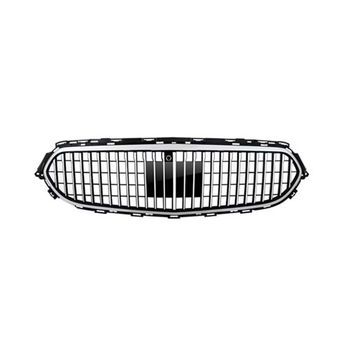 W213 Maybach Front Grille With Radar Slot ABS / 2020-up (Chrome Line + Piano Black)