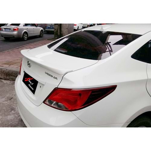 Accent Blue Sport Rear Trunk Spoiler Raw ABS / 2011-2018