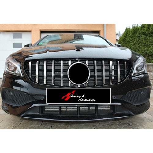 CLA C117 GTR Front Grille ABS / 2016-2019 (Chrome Line + Piano Black)