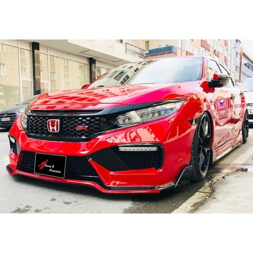 Civic FC5 SI Front Grille Piano Black ABS / 2016-2018