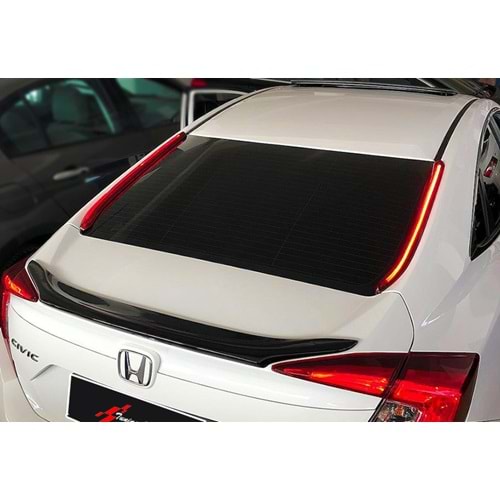 Honda Civic 2016 FC5/S - Break Led, Glass/Rear, Strip Design, Red, Side/Left+Right Set, ABS+Acrylic