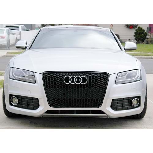 A5 B8 RS5 Front Grille ABS / 2007-2011 (Piano Black)